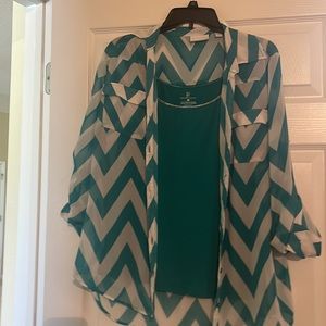 2 piece New York & Company top